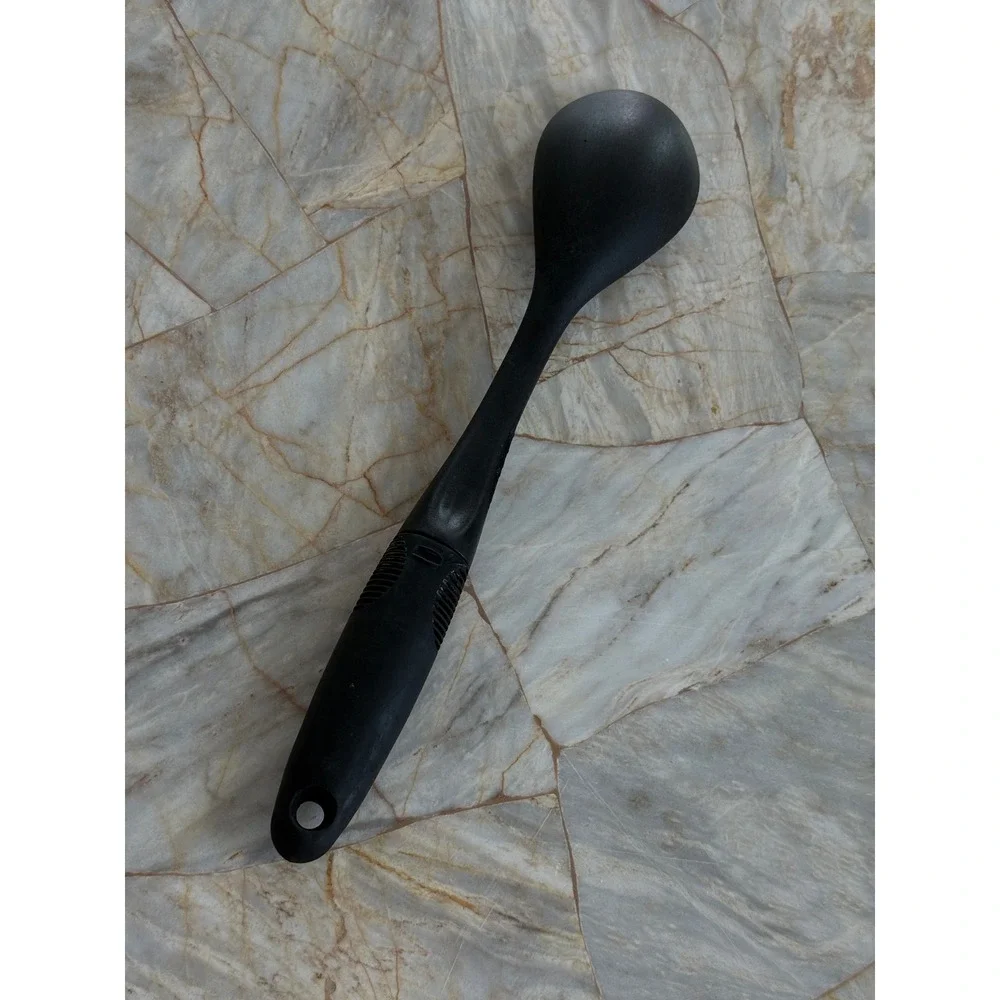 OXO Good Grips Black Nylon Solid Spoon Non-Stick Safe Cooking Serving Utensil